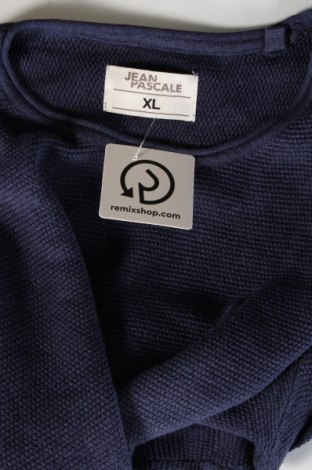Ανδρικό πουλόβερ Jean Pascale, Μέγεθος XL, Χρώμα Μπλέ, Τιμή 10,58 €