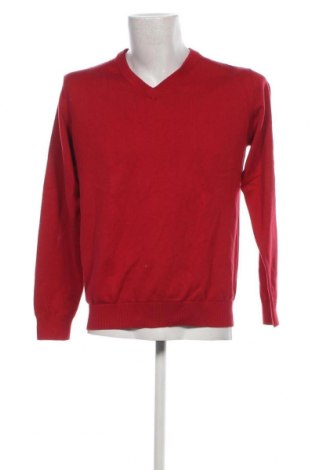 Мъжки пуловер John Cabot, Размер L, Цвят Червен, Цена 16,24 лв.