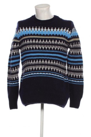 Мъжки пуловер Knowledge Cotton Apparel, Размер M, Цвят Син, Цена 98,00 лв.