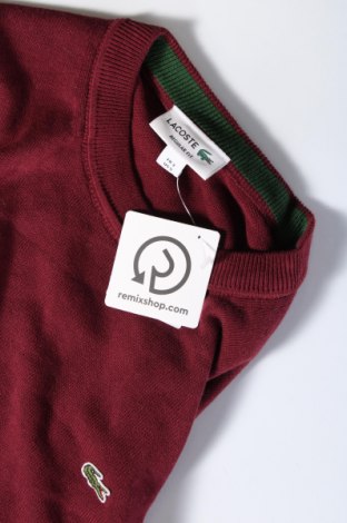 Мъжки пуловер Lacoste, Размер S, Цвят Червен, Цена 112,20 лв.