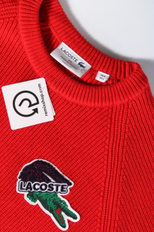 Pulover de bărbați Lacoste, Mărime L, Culoare Roșu, Preț 671,05 Lei