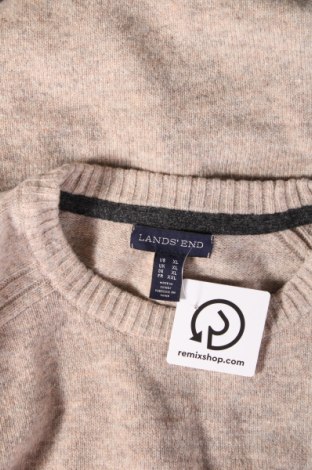 Ανδρικό πουλόβερ Land's End, Μέγεθος XL, Χρώμα  Μπέζ, Τιμή 11,78 €