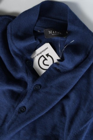 Мъжки пуловер Maerz Muenchen, Размер M, Цвят Син, Цена 91,20 лв.