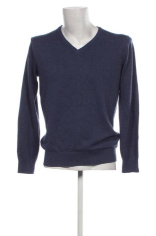 Мъжки пуловер Man By Tchibo, Размер M, Цвят Син, Цена 14,79 лв.