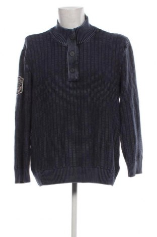 Ανδρικό πουλόβερ Man's World, Μέγεθος XXL, Χρώμα Μπλέ, Τιμή 8,97 €