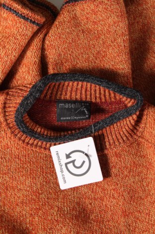 Мъжки пуловер Maselli, Размер M, Цвят Оранжев, Цена 16,53 лв.