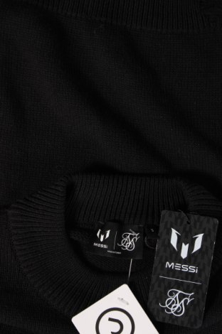 Ανδρικό πουλόβερ Messi X SikSilk, Μέγεθος S, Χρώμα Μαύρο, Τιμή 39,69 €