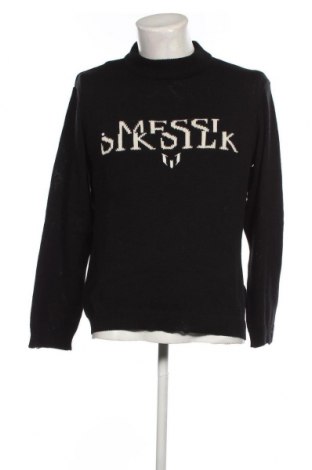 Мъжки пуловер Messi X SikSilk, Размер S, Цвят Черен, Цена 98,00 лв.