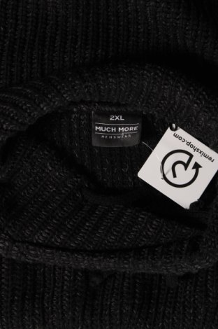 Ανδρικό πουλόβερ Much More, Μέγεθος XXL, Χρώμα Μαύρο, Τιμή 10,58 €