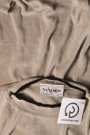 Мъжки пуловер Nani Bon, Размер L, Цвят Бежов, Цена 24,84 лв.