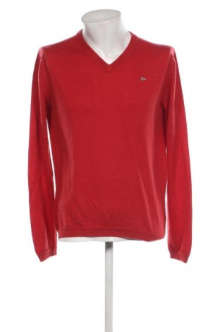 Мъжки пуловер Napapijri, Размер L, Цвят Червен, Цена 76,80 лв.