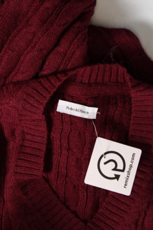 Ανδρικό πουλόβερ Pedro Del Hierro, Μέγεθος XL, Χρώμα Κόκκινο, Τιμή 34,52 €