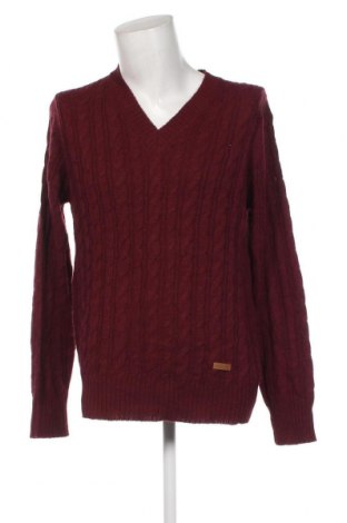 Męski sweter Pedro Del Hierro, Rozmiar XL, Kolor Czerwony, Cena 188,39 zł