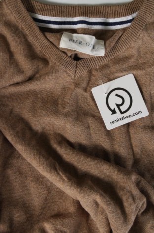 Ανδρικό πουλόβερ Pier One, Μέγεθος M, Χρώμα  Μπέζ, Τιμή 9,69 €
