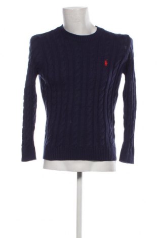 Męski sweter Polo, Rozmiar M, Kolor Niebieski, Cena 307,99 zł