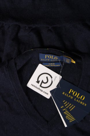 Męski sweter Polo By Ralph Lauren, Rozmiar L, Kolor Niebieski, Cena 507,64 zł