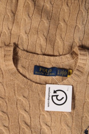 Męski sweter Polo By Ralph Lauren, Rozmiar S, Kolor Beżowy, Cena 468,59 zł