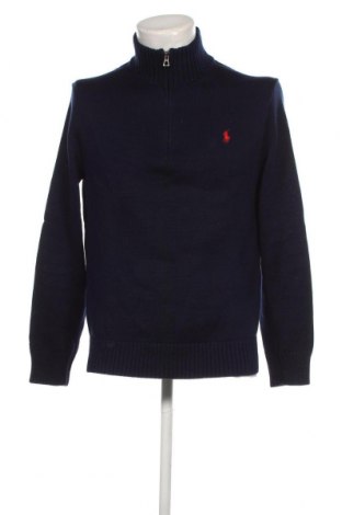 Męski sweter Polo By Ralph Lauren, Rozmiar L, Kolor Niebieski, Cena 468,59 zł