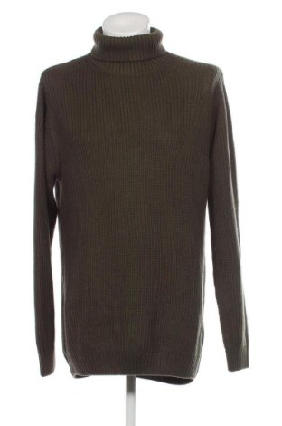 Мъжки пуловер Pull&Bear, Размер L, Цвят Зелен, Цена 17,11 лв.