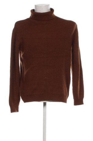 Мъжки пуловер Pull&Bear, Размер M, Цвят Кафяв, Цена 16,53 лв.
