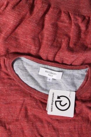 Herrenpullover Riccovero, Größe L, Farbe Rot, Preis € 8,49