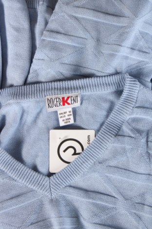 Herrenpullover Roger Kent, Größe L, Farbe Blau, Preis 14,67 €