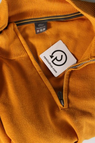 Мъжки пуловер S.Oliver, Размер XL, Цвят Жълт, Цена 18,02 лв.