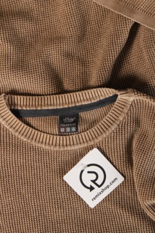 Ανδρικό πουλόβερ S.Oliver, Μέγεθος M, Χρώμα  Μπέζ, Τιμή 10,73 €