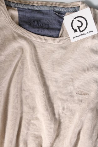 Ανδρικό πουλόβερ S.Oliver, Μέγεθος M, Χρώμα Εκρού, Τιμή 11,99 €