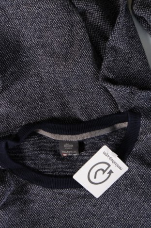 Мъжки пуловер S.Oliver, Размер XXL, Цвят Син, Цена 21,08 лв.