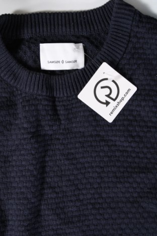 Ανδρικό πουλόβερ Samsoe & Samsoe, Μέγεθος XL, Χρώμα Μπλέ, Τιμή 30,68 €