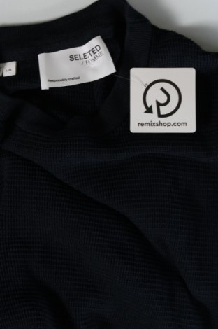 Ανδρικό πουλόβερ Selected Homme, Μέγεθος L, Χρώμα Μπλέ, Τιμή 23,81 €