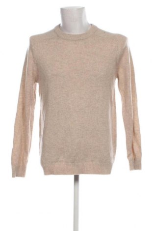 Мъжки пуловер Selected Homme, Размер L, Цвят Бежов, Цена 53,90 лв.