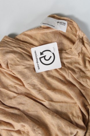 Ανδρικό πουλόβερ Selected Homme, Μέγεθος M, Χρώμα  Μπέζ, Τιμή 19,98 €