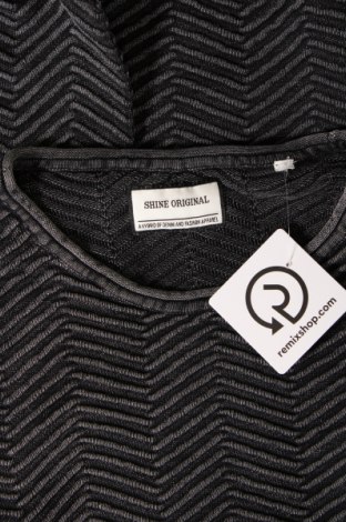 Мъжки пуловер Shine Original, Размер L, Цвят Сив, Цена 15,37 лв.