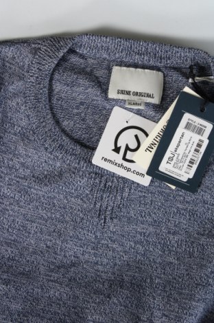 Męski sweter Shine Original, Rozmiar XL, Kolor Niebieski, Cena 86,81 zł