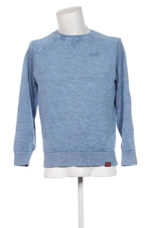 Ανδρικό πουλόβερ Superdry, Μέγεθος L, Χρώμα Μπλέ, Τιμή 23,26 €