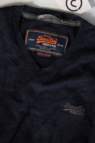 Мъжки пуловер Superdry, Размер XL, Цвят Син, Цена 39,95 лв.