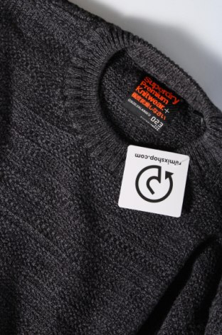Мъжки пуловер Superdry, Размер XXL, Цвят Сив, Цена 32,90 лв.