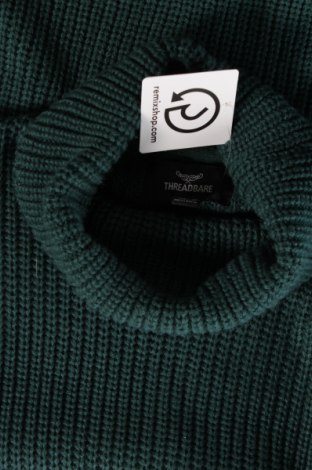 Мъжки пуловер Threadbare, Размер M, Цвят Зелен, Цена 15,67 лв.