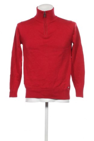 Мъжки пуловер Tom Tailor, Размер M, Цвят Червен, Цена 16,32 лв.