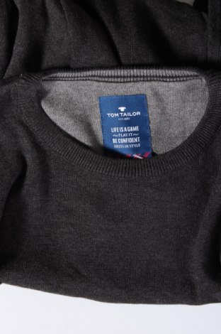 Мъжки пуловер Tom Tailor, Размер L, Цвят Сив, Цена 19,04 лв.
