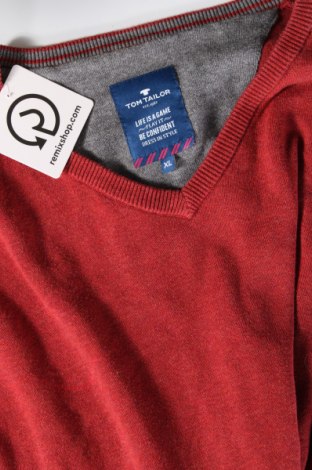 Herrenpullover Tom Tailor, Größe XL, Farbe Rot, Preis 12,54 €