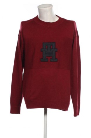 Мъжки пуловер Tommy Hilfiger, Размер L, Цвят Червен, Цена 111,65 лв.