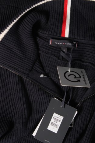 Мъжки пуловер Tommy Hilfiger, Размер M, Цвят Син, Цена 121,80 лв.