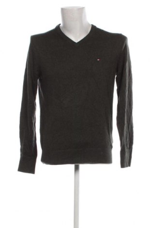 Herrenpullover Tommy Hilfiger, Größe M, Farbe Grün, Preis 55,74 €