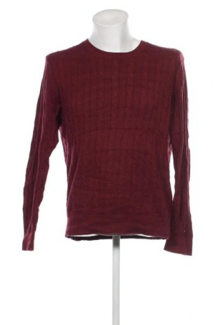 Herrenpullover Tommy Hilfiger, Größe L, Farbe Rot, Preis 55,74 €