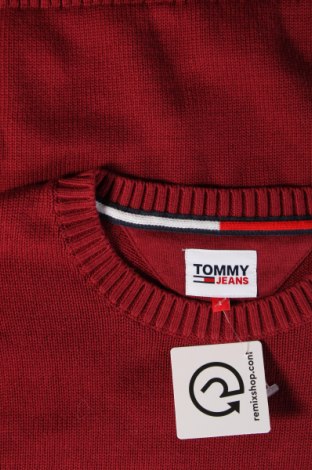 Herrenpullover Tommy Jeans, Größe L, Farbe Rot, Preis 53,20 €