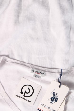 Męski sweter U.S. Polo Assn., Rozmiar XXL, Kolor Biały, Cena 223,90 zł