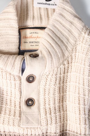 Мъжки пуловер Weatherproof, Размер S, Цвят Бежов, Цена 18,36 лв.